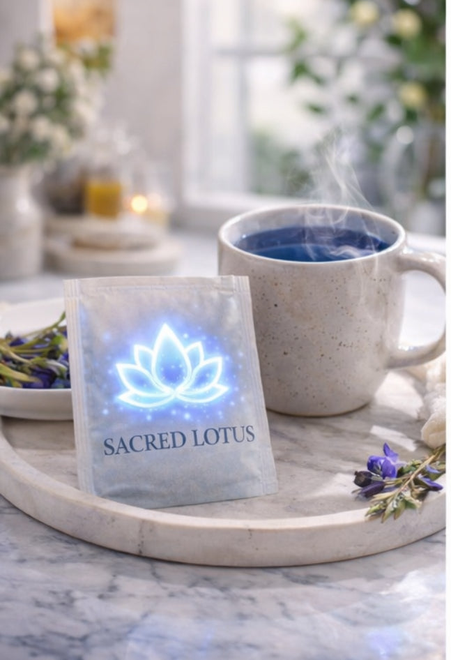 طقوس الهدوء من زهرة اللوتس المقدسة - حقيبة تجريبية للشاي/المشروبات غير الكحولية
