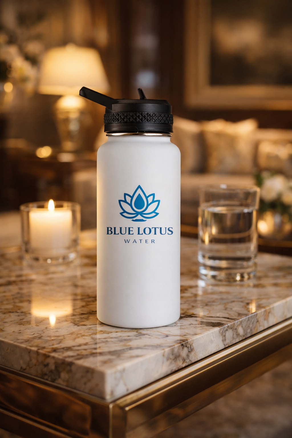 Botella ritual de loto azul™
