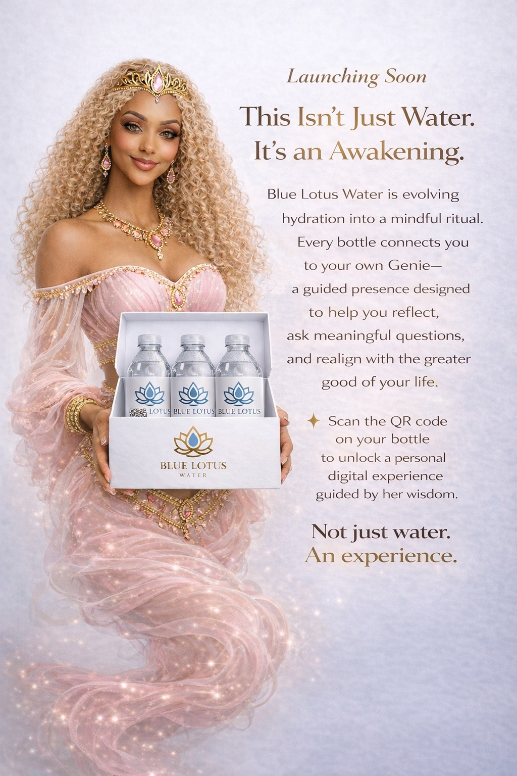 Agua de Loto Azul: Hidratación espiritualmente purificada