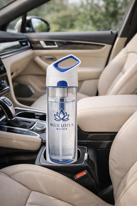 Botella con filtro lista para usar Blue Lotus Flow™